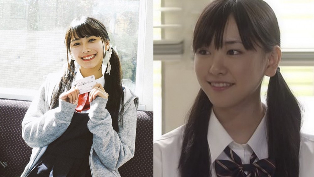 則是被指外型酷似新垣結衣的內地女生龍夢柔