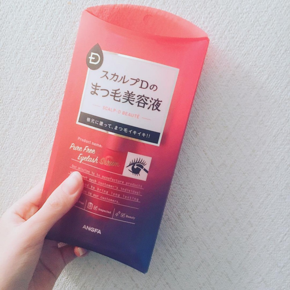 「小紅管」就是「ANGFA SCALP D睫毛生長精華液 Beaute PureFree」