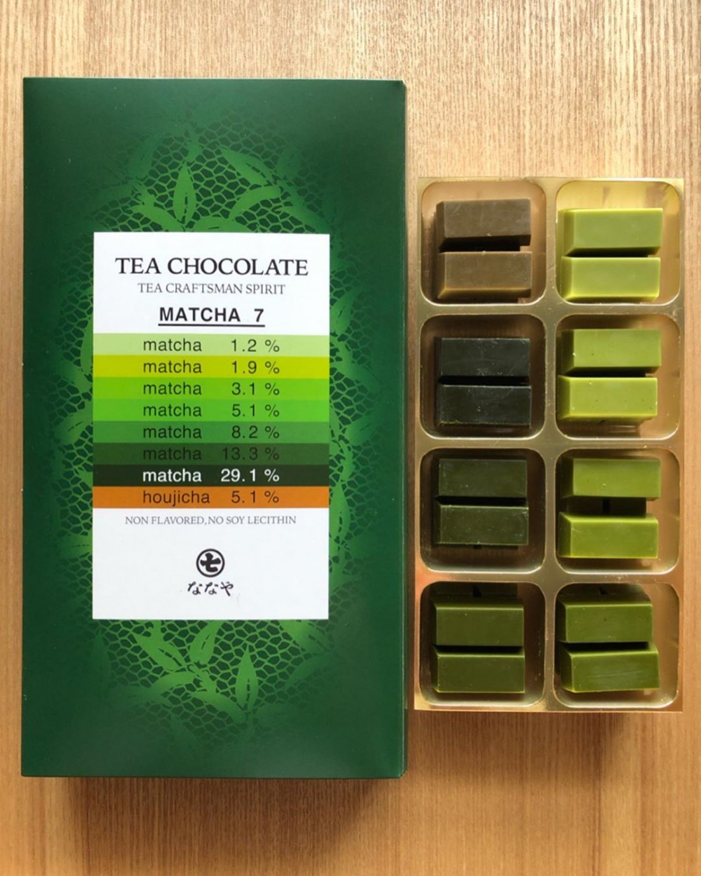 日本ななやNanaya抹茶朱古力