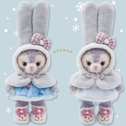 StellaLou款小編私心認為是最美的一款,她披上了一件毛毛披肩超有氣質