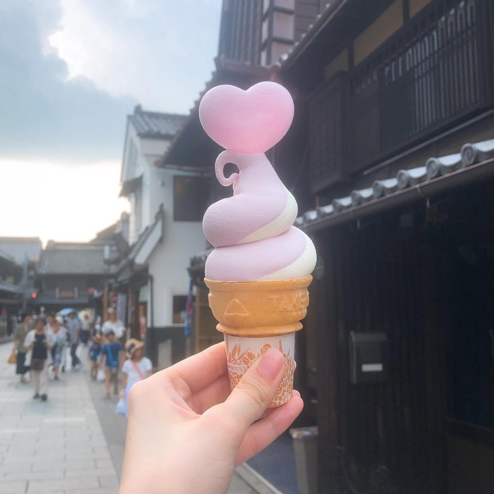 以藏造老街的瓦造建築作背景去拍照，也顯得很美。