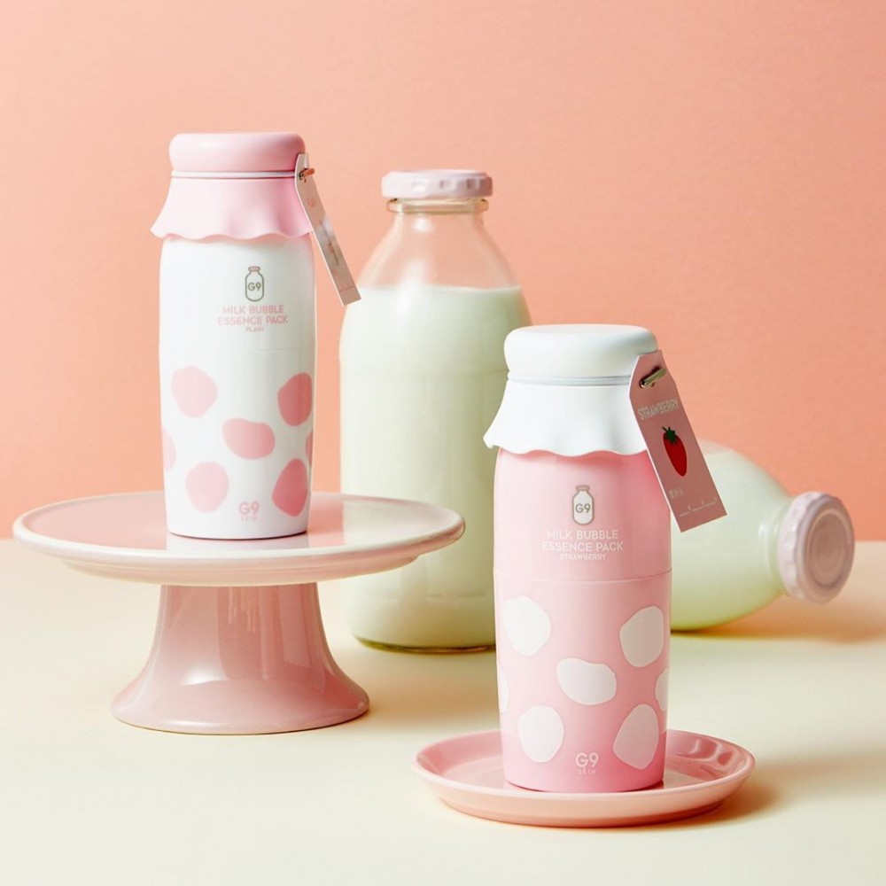 面膜的外觀都非常可愛,奶樽的設計很有少女心呢