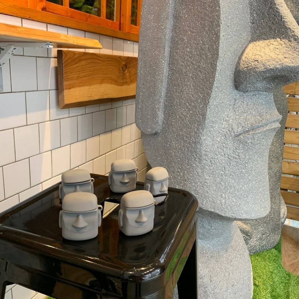 這款摩艾 AirPods Case 價格也並不太貴,網上價大約8500韓幣
