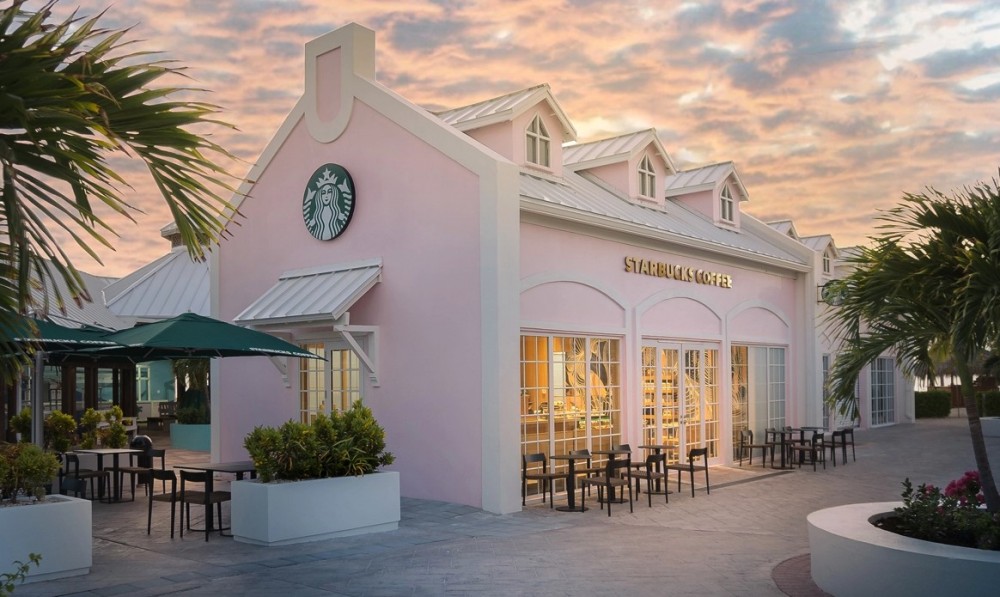 Starbucks打卡粉紅色景點