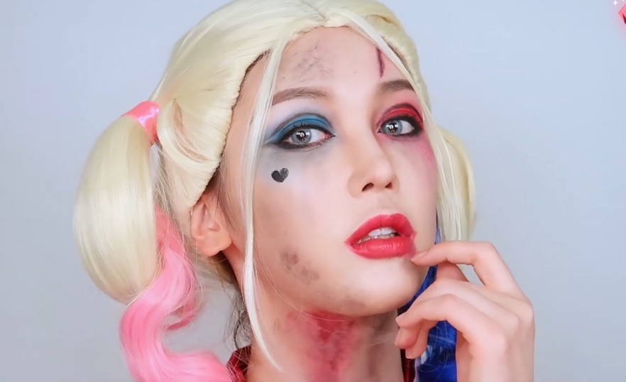 小丑女萬聖節妝教學
