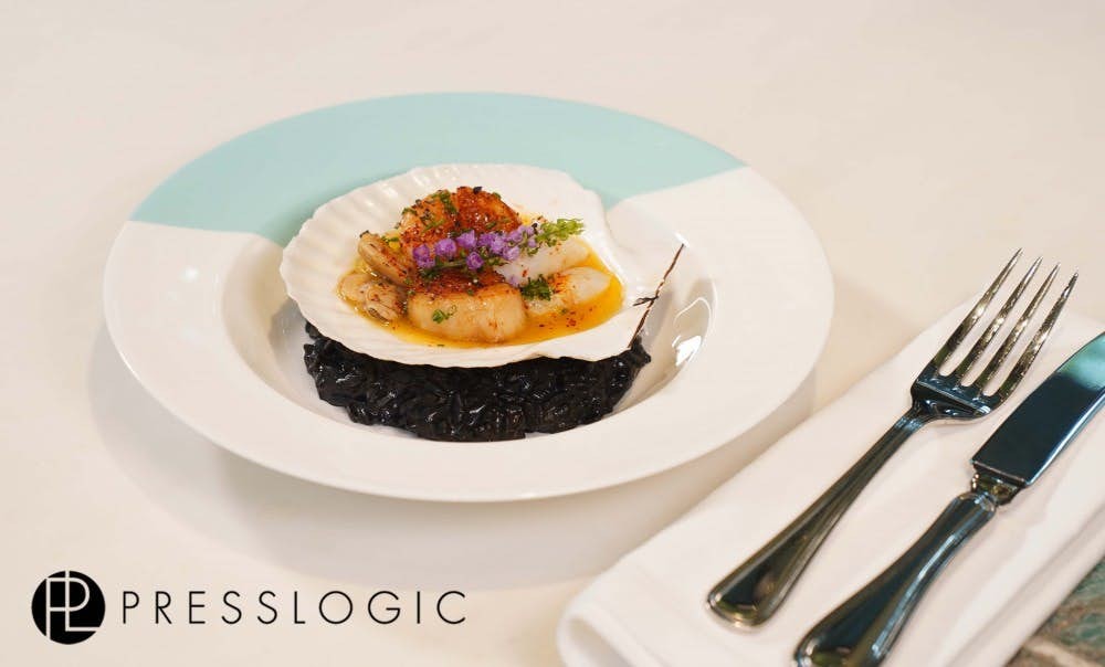 海鮮墨魚汁意大利飯($248)