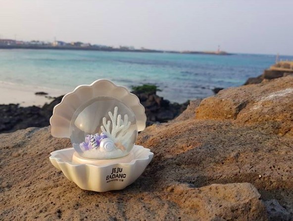 濟州水晶球與海