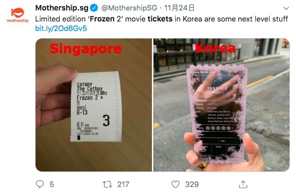 不同國家戲飛對比