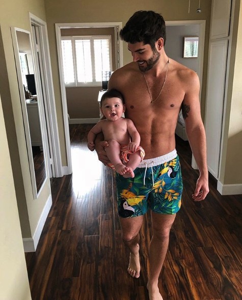 加拿大天菜模特兒爸爸Nick Bateman