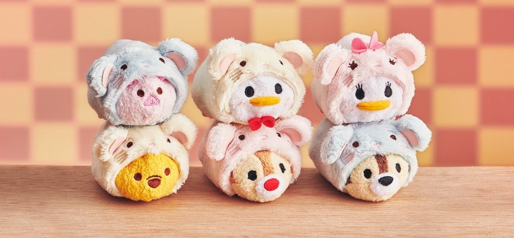 最後還有穿上鼠裝的Tsum Tsum,好想把全部角色都包起來啊!