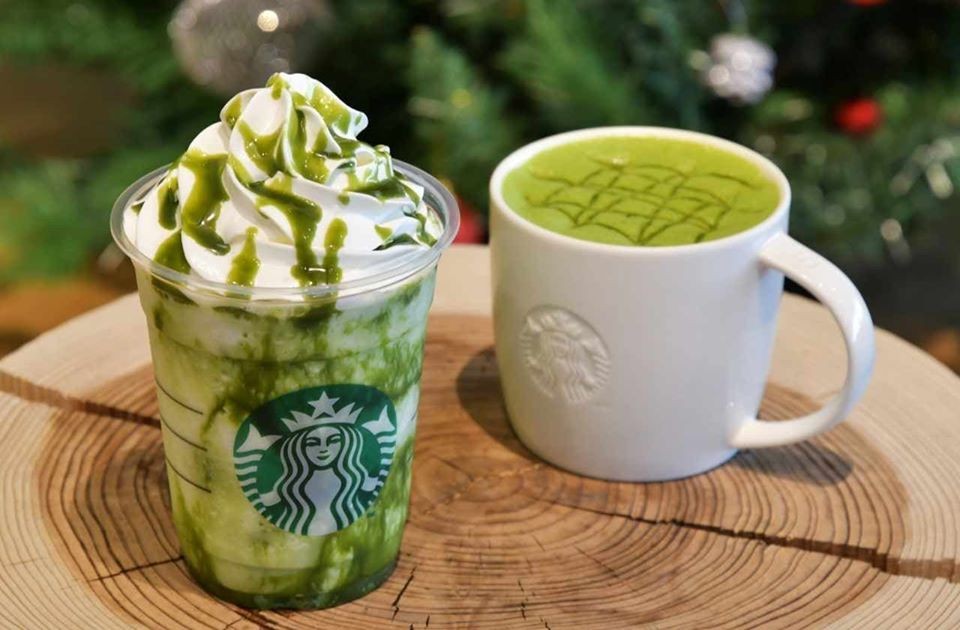 日本Starbucks也推出了「抹茶白朱古力星冰樂及熱飲」,並且只限時7天發售