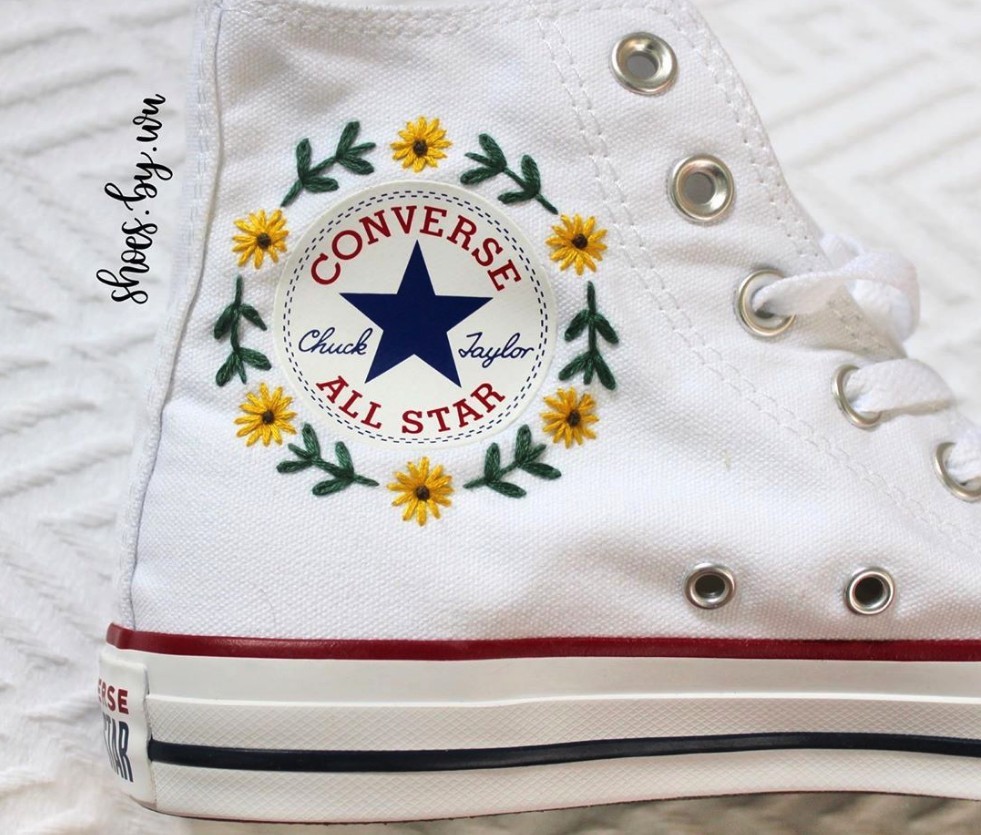 Converse刺繡鞋