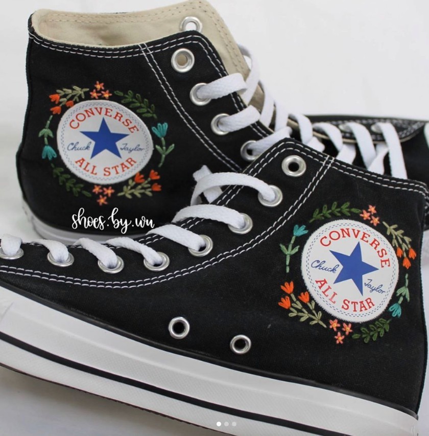 Converse刺繡鞋