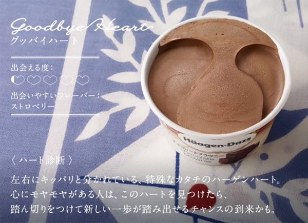 Goodbye Heart 出現率2.1%(主要口味:朱古力)