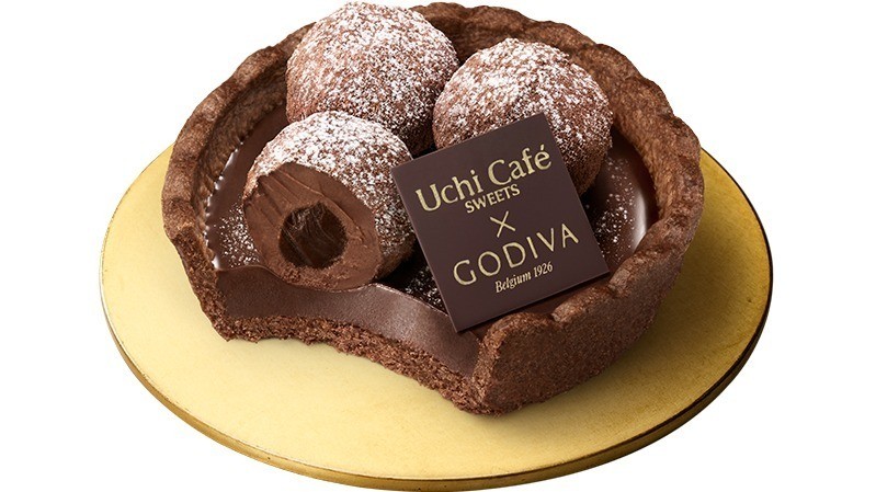 Uchi Café × GODIVA 松露朱古力撻