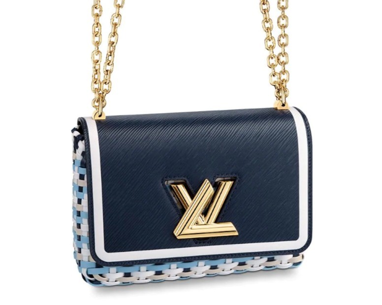 「經典藍」手袋2020 LOUIS VUITTON Twist Guinguette MM鏈帶手袋