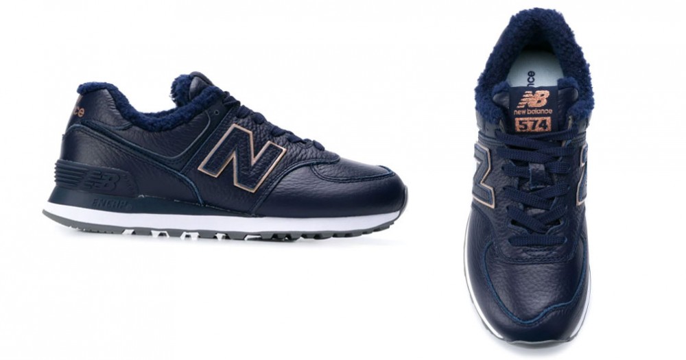 New Balance 毛毛皮革球鞋經典藍Pantone Classic Blue球鞋