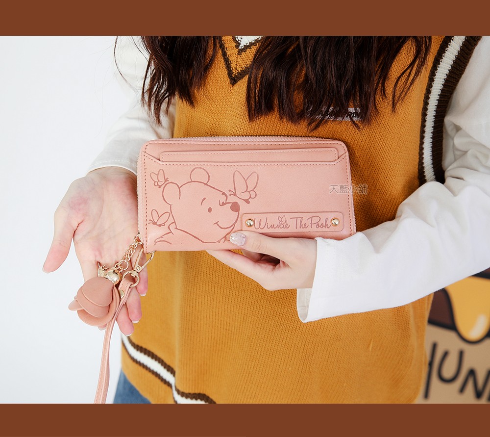  小熊維尼款手拿長夾 