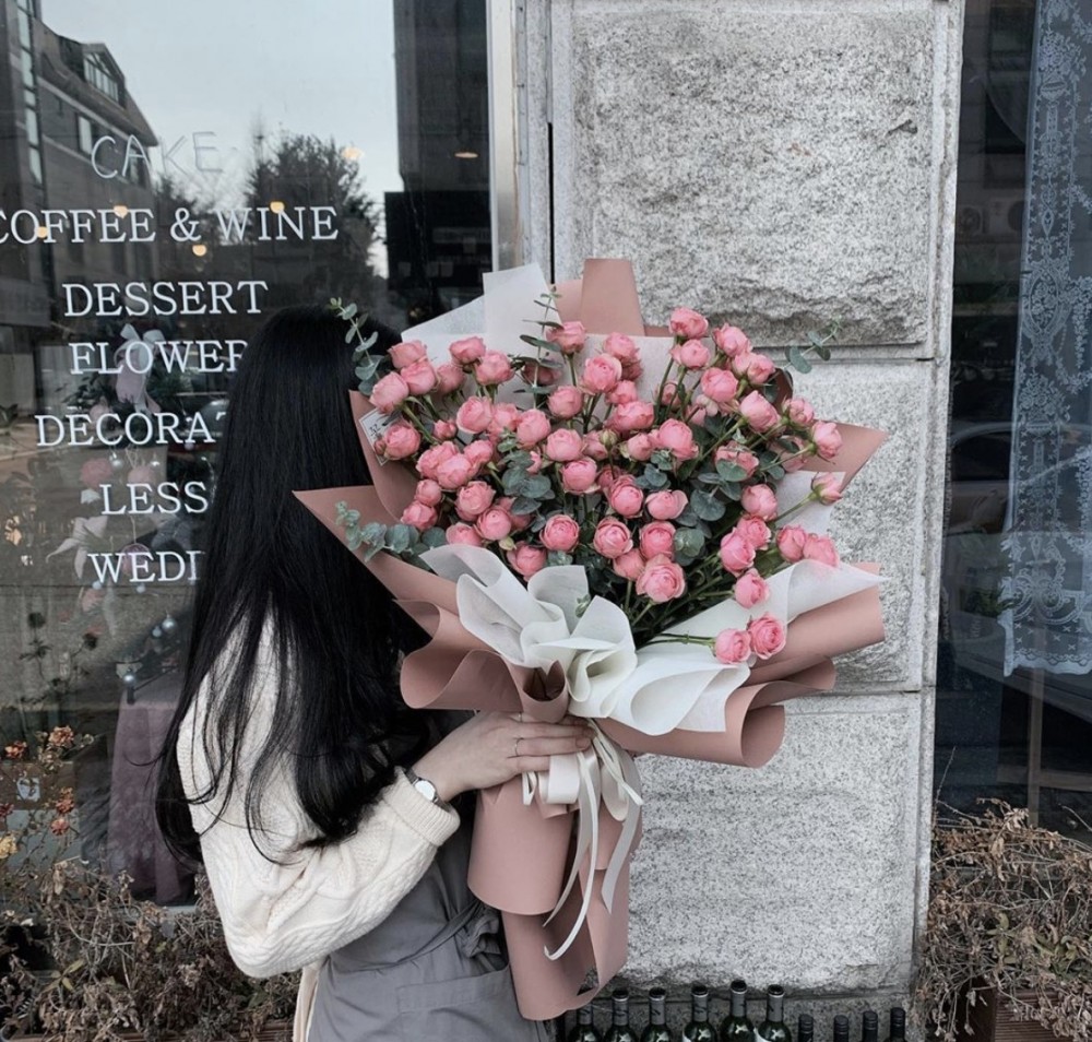 韓國大熱的豆沙粉紅小玫瑰