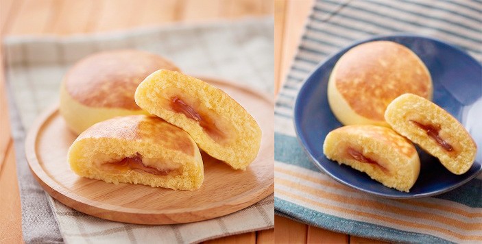 外表看出起來就像是 mini 版的森永鬆餅一樣