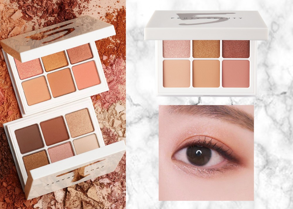 推薦使用:Fenty Beauty Snap Shadows 自然桃色系 $208