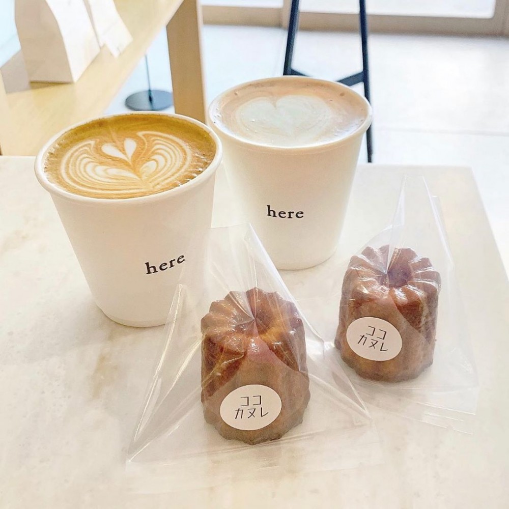 Here cafe是山口淳一先生在京都第一間自己的店,cafe的裝潢設計簡約又不失現代工業風的
