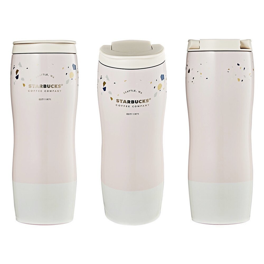 嬰兒粉紅X水磨石紋真的超有質感之餘，又有少女心～