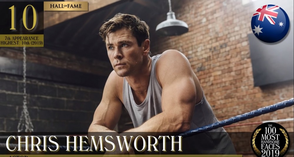 第10名:CHRIS HEMSWORTH