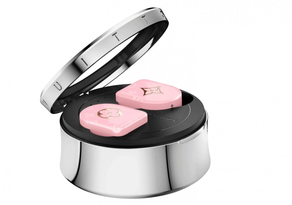 LV粉紅色無線耳機