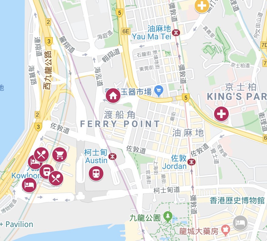 地圖上有不同色調及符號的圖示,只要點擊地圖上的圖示,就會顯示出該位置的詳細資料及感染個案
