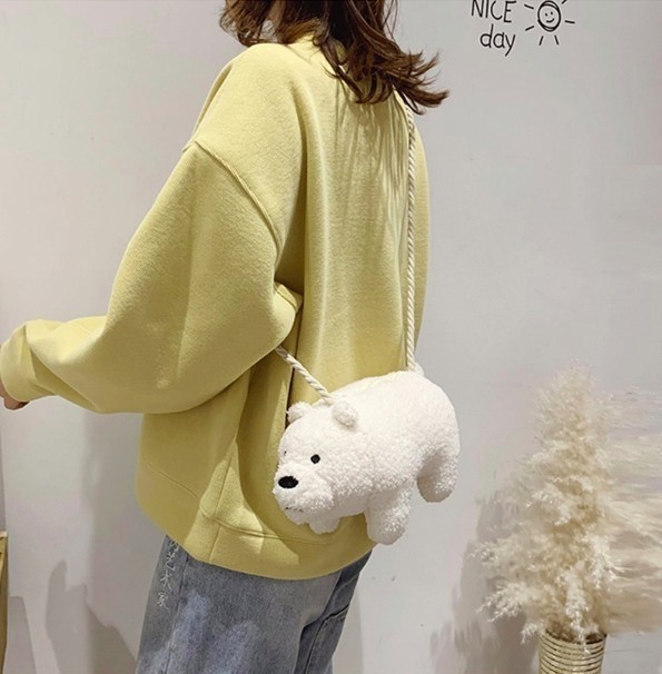 熊熊遇見你側背包