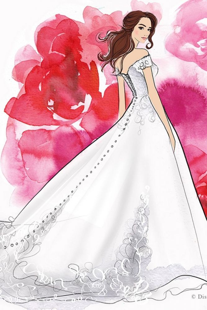 《美女與野獸》貝兒給人的感覺應該就是黃色的婚紗,不過如果這麼輕易讓你想到就沒有驚喜了