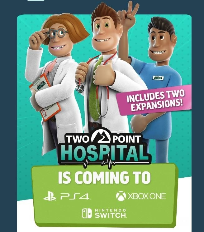 《杏林也瘋狂》續作續作的《Two Point Hospital》更登陸Switch