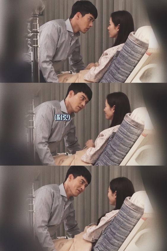 還記得劇中有一幕就是世理因受傷要做手術，最後身上留下了小傷疤，世理便向正赫用手比出自己身上多了一道疤痕