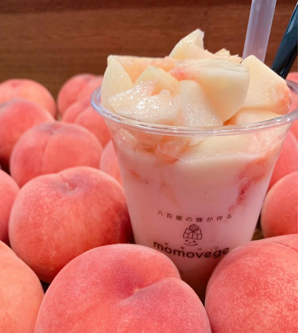 完顆水蜜桃芭菲!日本