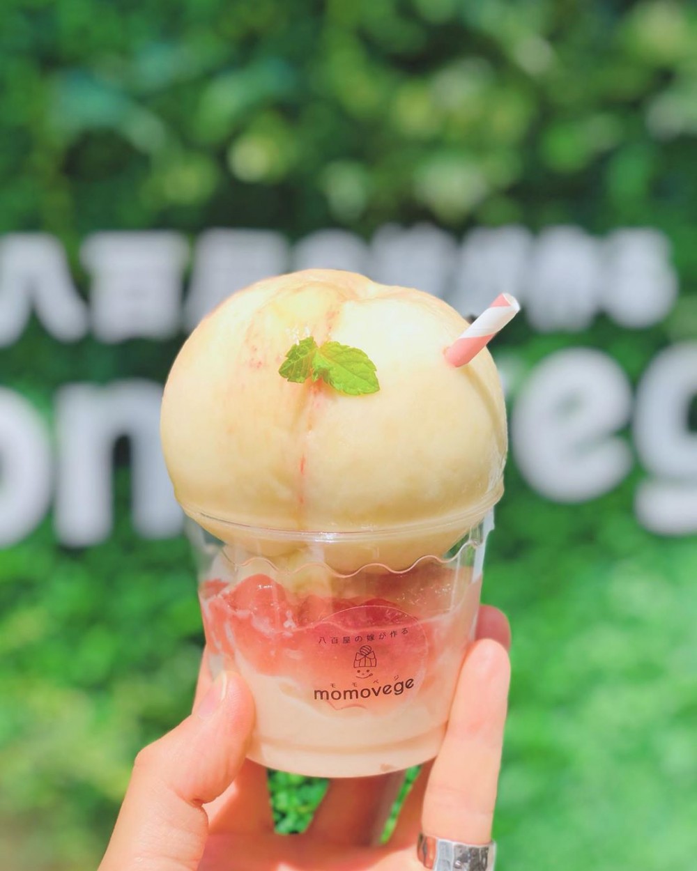 日本甜品店八百屋の嫁 完顆水蜜桃芭菲