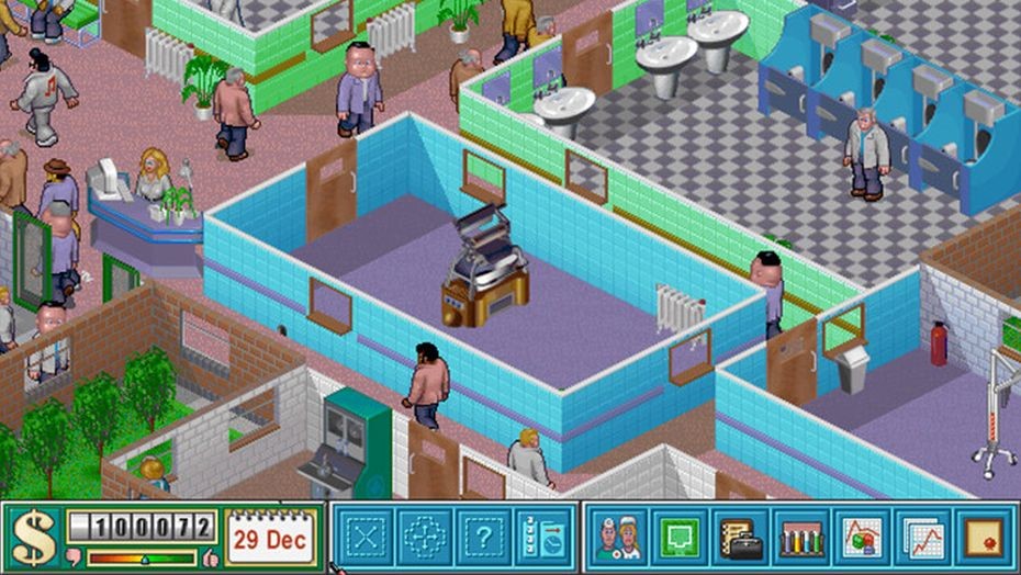 電腦遊戲《杏林也瘋狂》(Theme Hospital) 相信是不少人的童年回憶