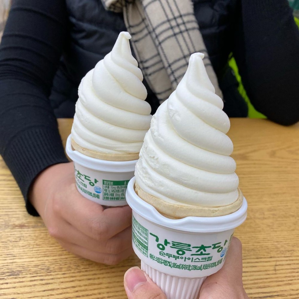 江陵豆腐軟雪糕售價韓幣2500