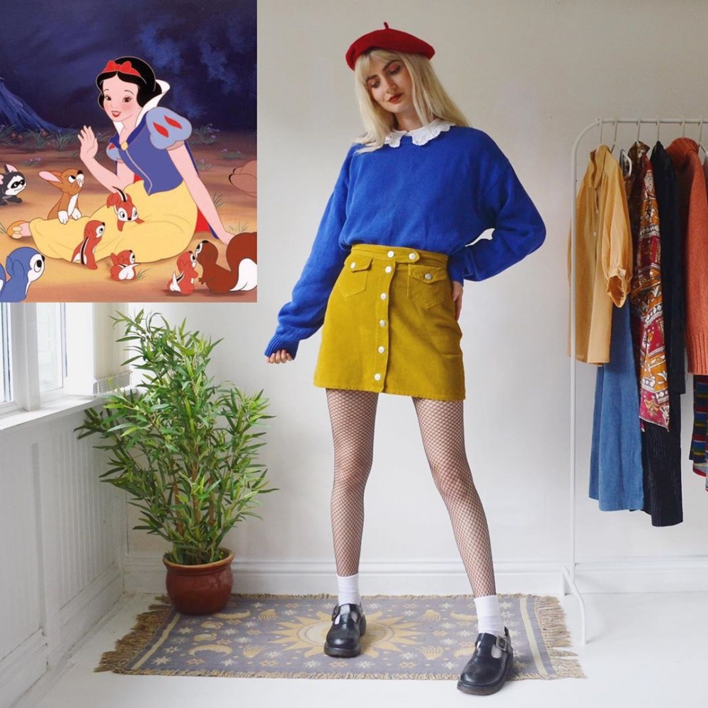 外國IG「日常迪士尼靈感穿搭」,