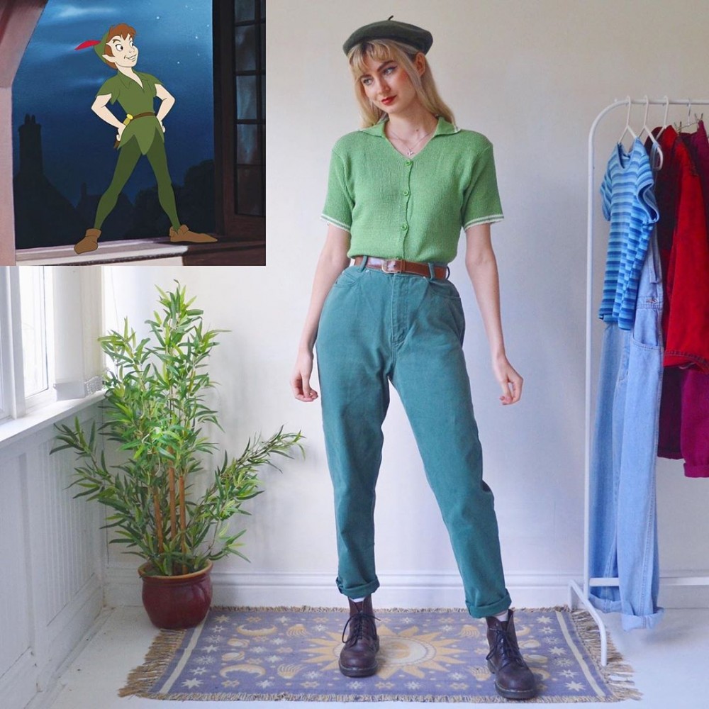 外國IG「日常迪士尼靈感穿搭」,