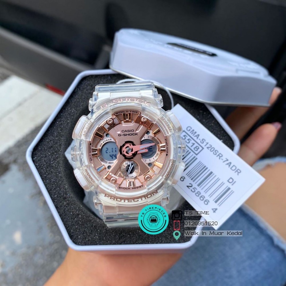 全新的G-shock「晶透玫瑰金系列」手錶已在 CASIO店限定售賣,大家想買就快去搶購回來吧!