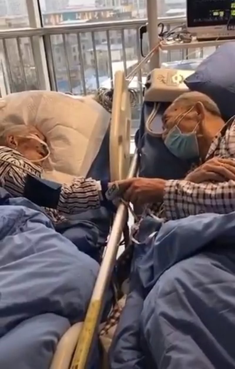 最後一次道別!8旬老夫妻ICU見面