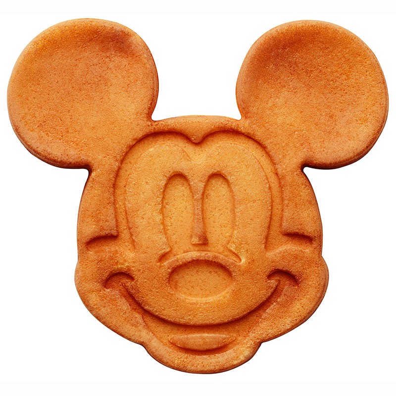 這款鬆餅機以微笑米奇為造型,真的是跟樂園同款!