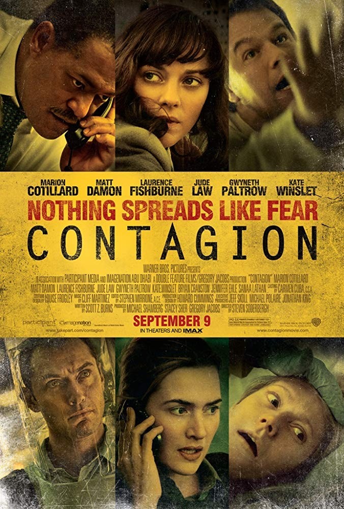 2011年上映的電影《世紀戰疫》(Contagion)的演員陣容非常強勁,由《盜海豪情》的Matt Damon和《寫我深情》的Gwyneth Paltrow飾演夫婦