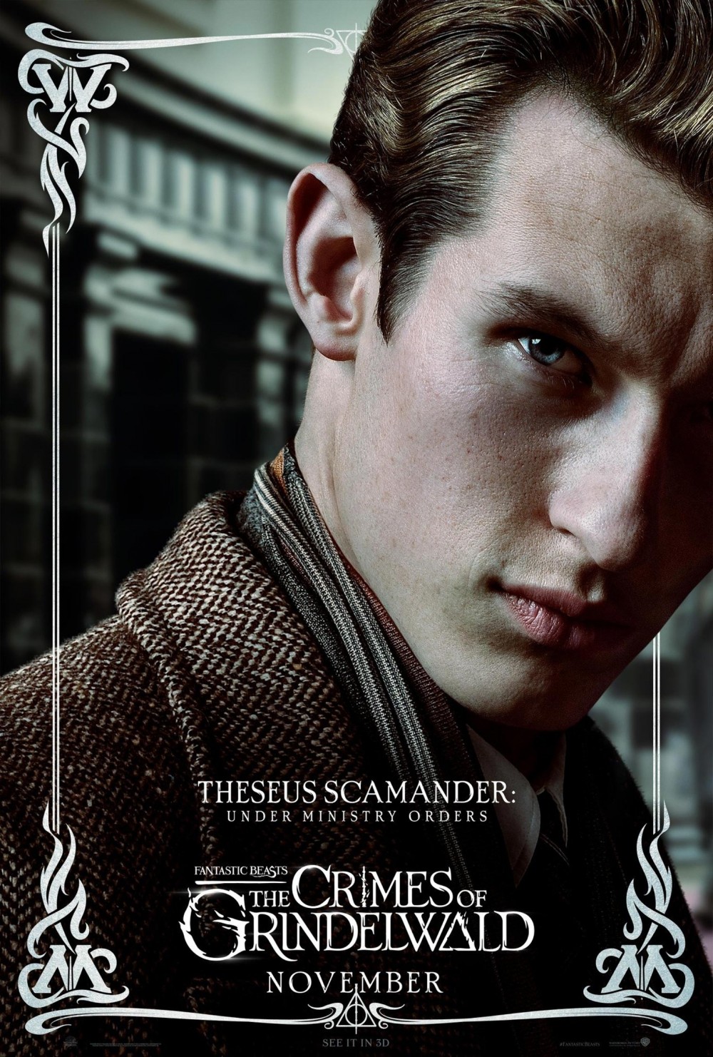 大家還記得於第二集首次登場的帥哥哥 Theseus Scamander 嗎?