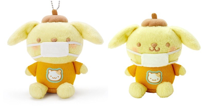 而布甸狗、玉桂狗和PC狗款都是白色的口罩