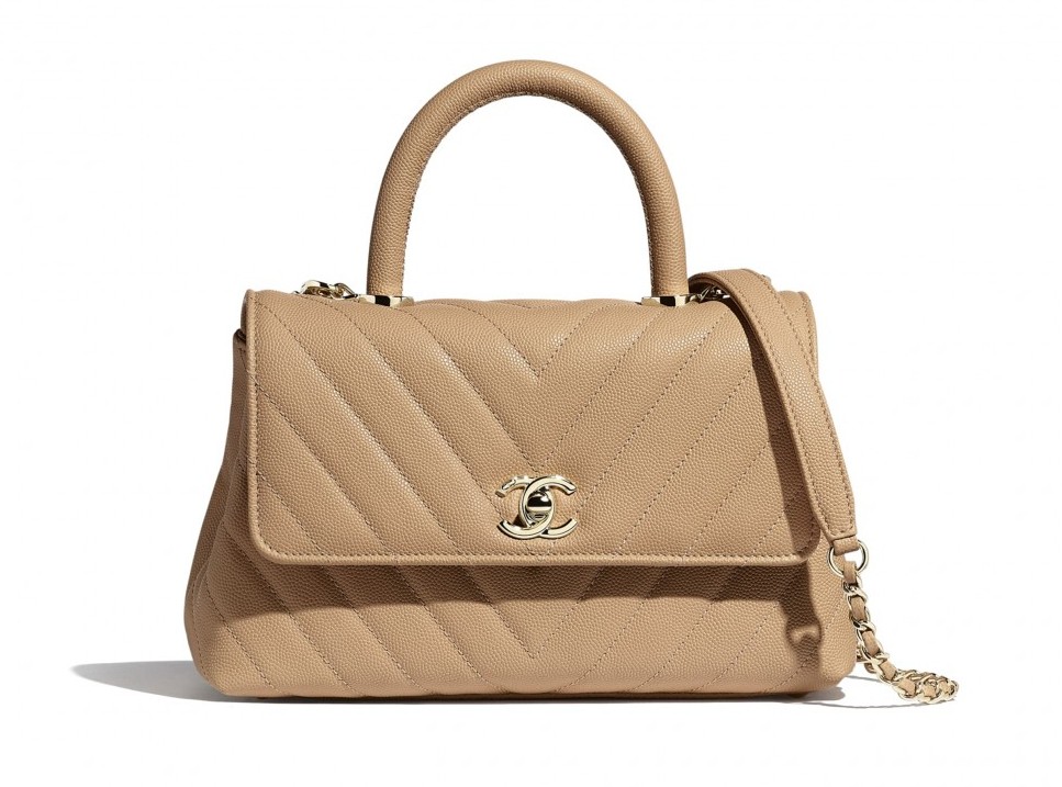 # Chanel Small Flap Bag with Top Handle HK$27,900