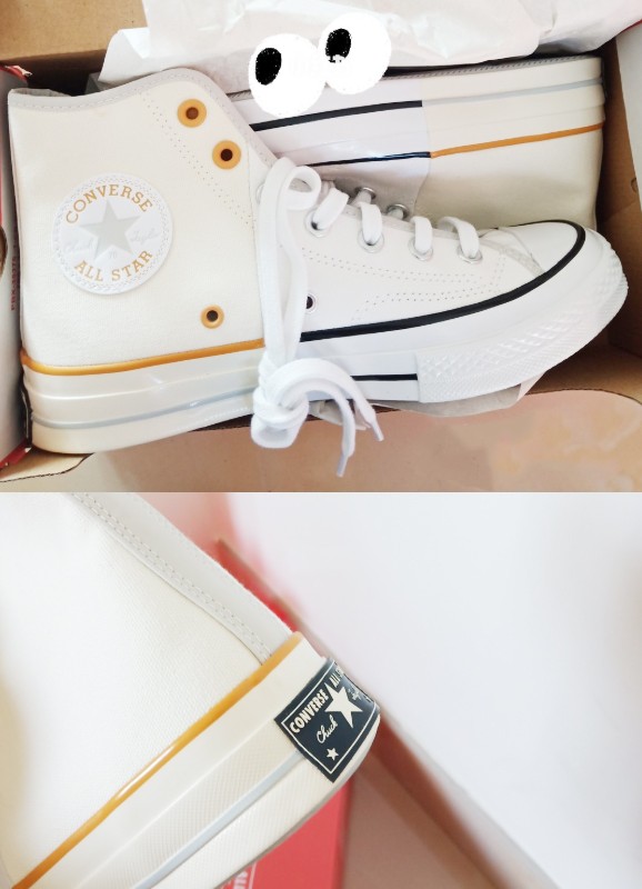 Converse帆布鞋2020「Chuck 70拼色奶油小雛菊」