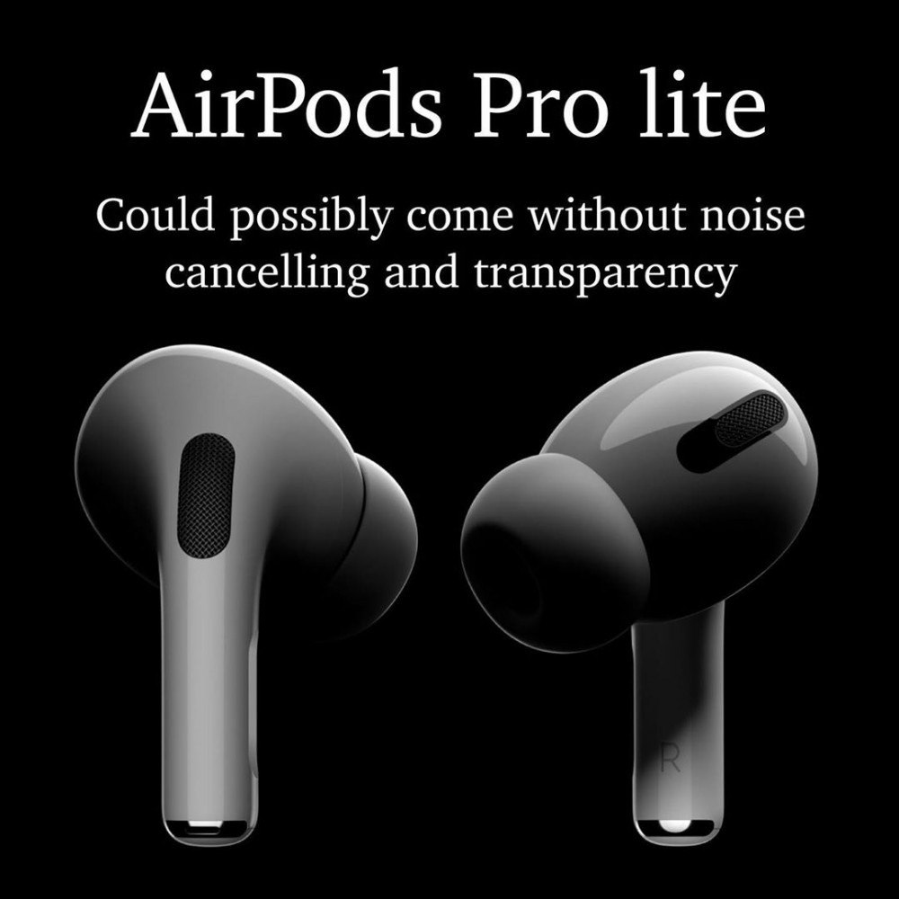 令人驚喜的是,據外媒表示,「AirPods Pro Lite」似乎會沿用AirPods Pro的外型作為設計