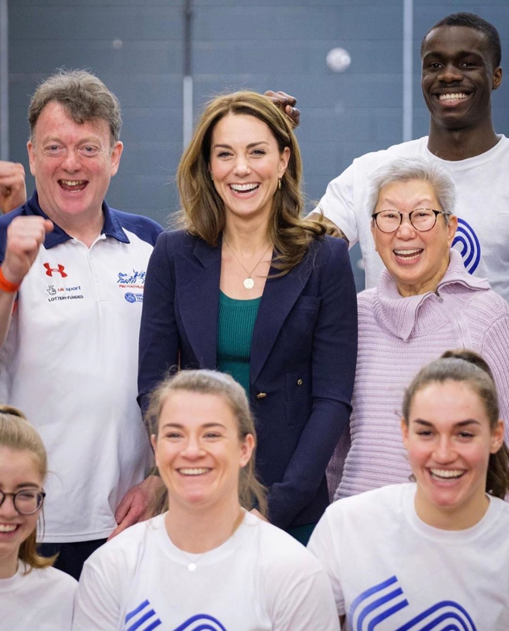 凱特王妃早前到倫敦運動場，參加英國慈善機構SportsAid培養年輕運動員的活動